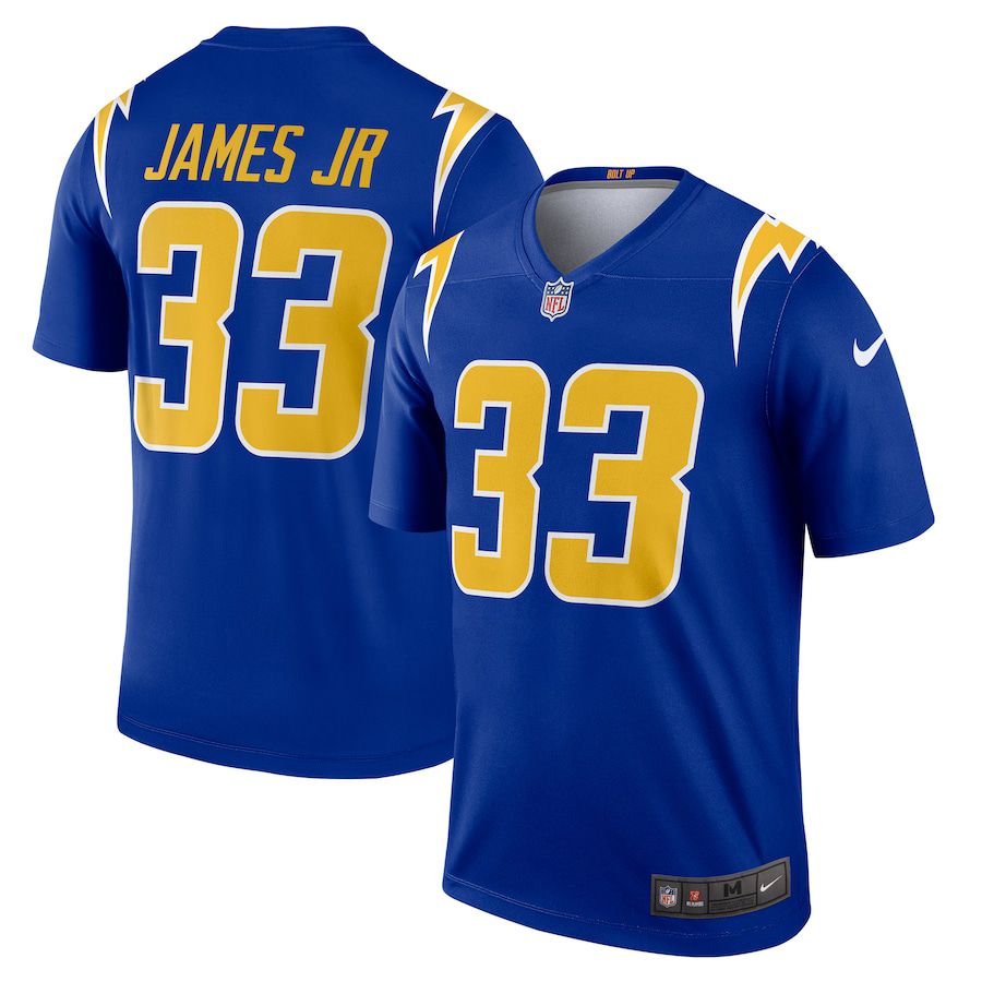 Men Los Angeles Chargers #33 Derwin James Nike Royal 2nd Alternate Legend NFL Jersey